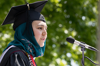 2017 Commencement - Mahsheed Mahjor, student speaker